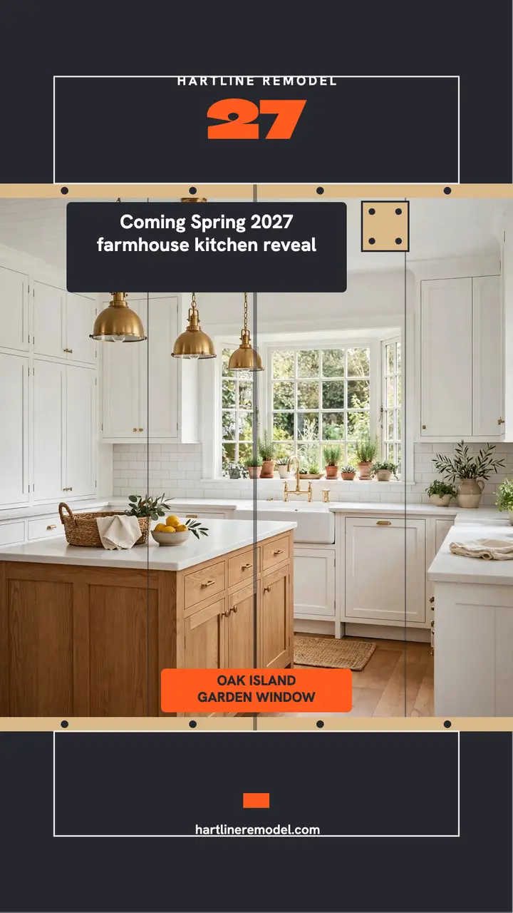 Hartline kitchen reveal hoarding story template