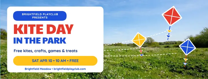 Brightfield kite day kids cover template