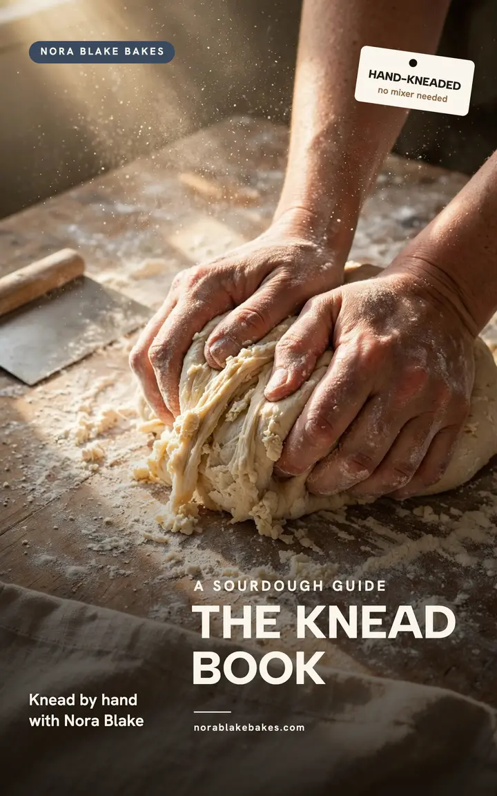 The Knead Book sourdough ebook cover template