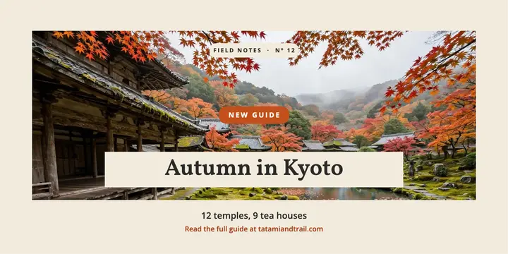 Autumn in Kyoto guide post template
