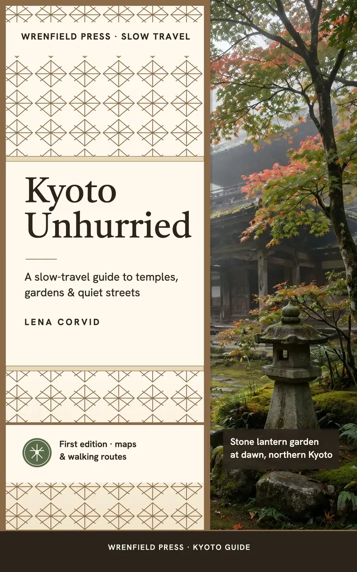 Kyoto Unhurried slow travel ebook template
