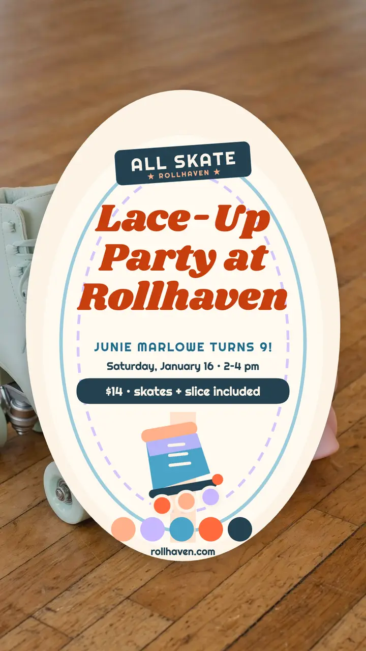 Lace-Up Party at Rollhaven skate story template