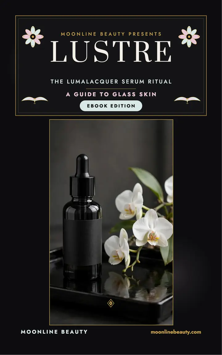 Lumalacquer serum ritual ebook cover template
