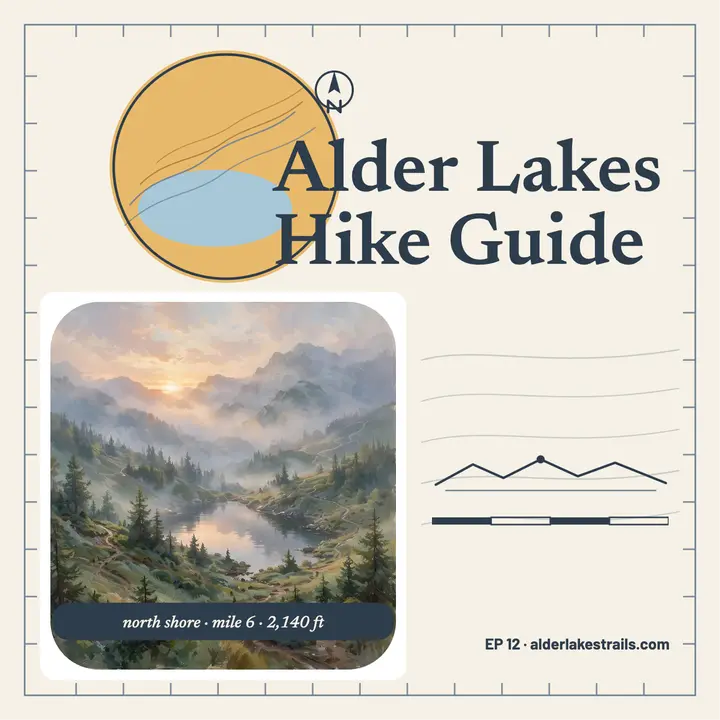 Alder Lakes Hike Guide relief podcast template