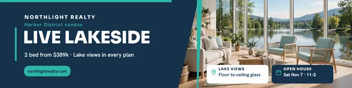 Northlight Realty lakeside condo banner template