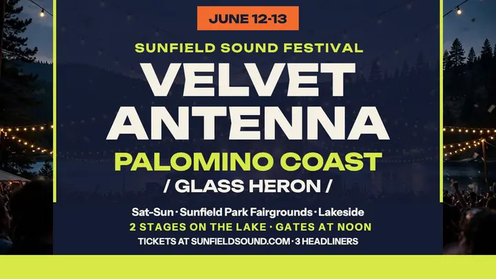 Sunfield Sound Festival lakeside lineup template