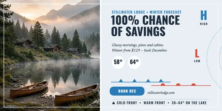 Stillwater Lodge savings forecast post template