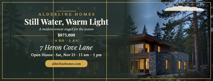 Alderline lakeside home gold cover template