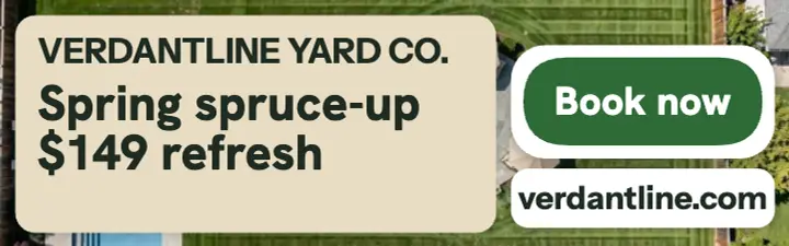 Verdantline lawn and patio refresh banner template