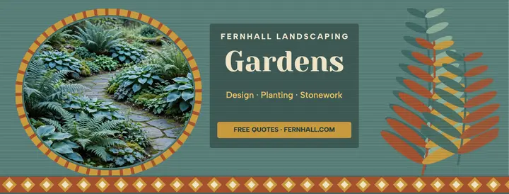 Fernhall landscaping tapestry cover template
