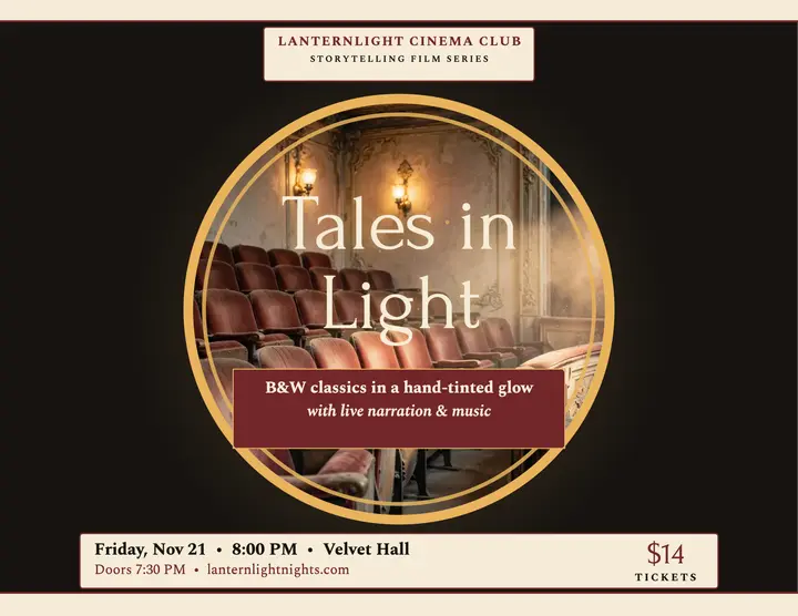 Lanternlight cinema classics night flyer template