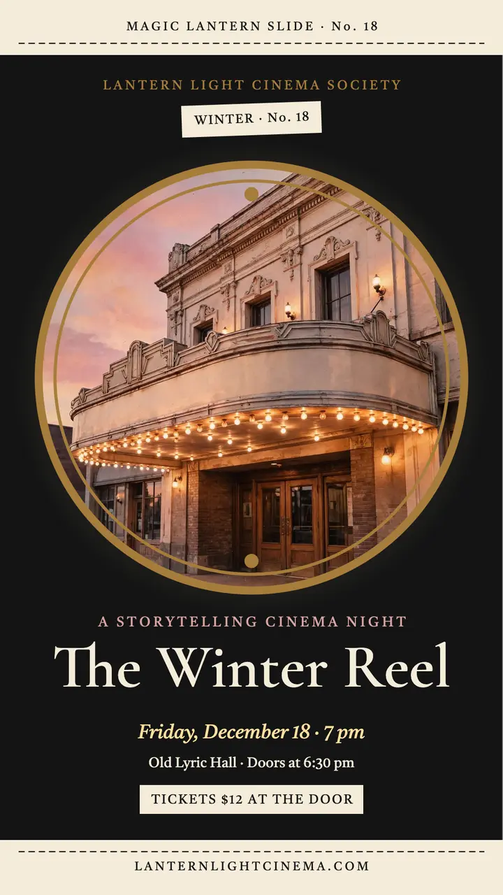 Lantern cinema night magic lantern story: cinema night story template