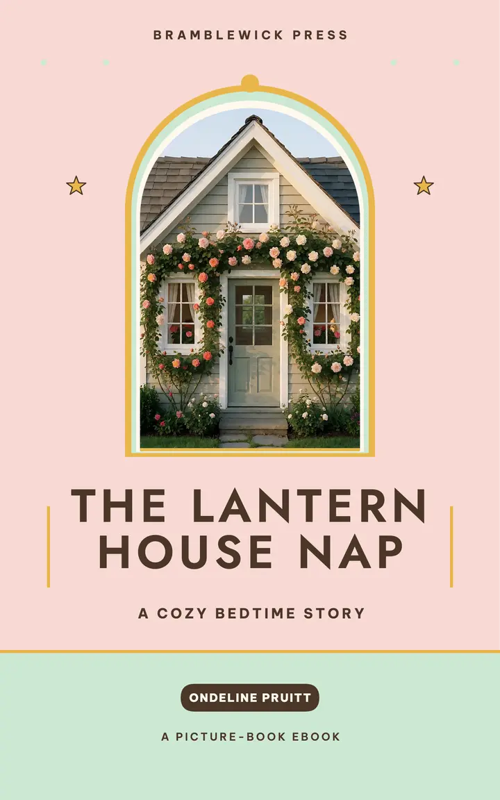 The Lantern House Nap bedtime cover: bedtime ebook cover template