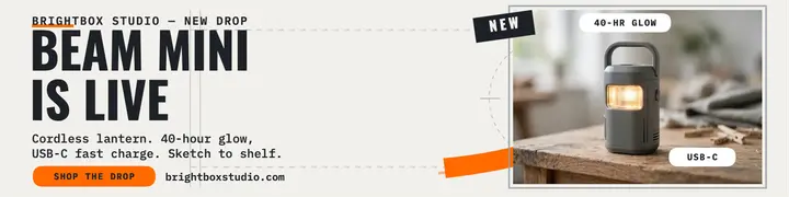Beam Mini lantern launch sketch banner: lantern launch banner template