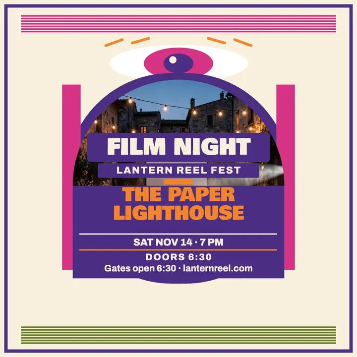 Lantern Reel Fest film night poster template