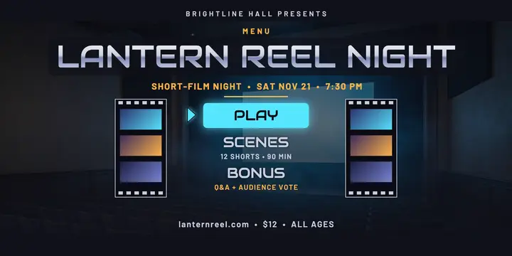 Lantern Reel Night film menu post template