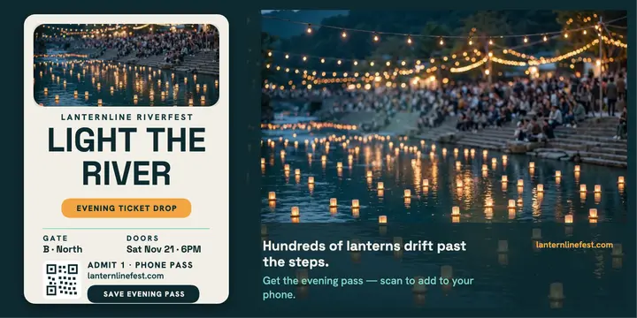 Lanternline Riverfest evening pass post template