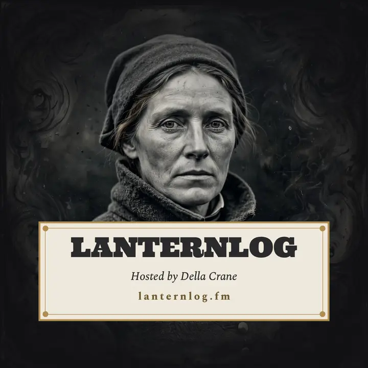 Lanternlog history podcast cover: history podcast cover template