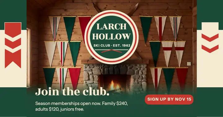 Larch Hollow Ski Club membership post template