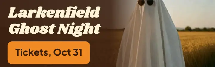 Larkenfield Ghost Night sheet ghost mobile banner template