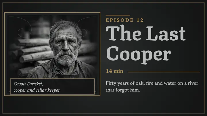The Last Cooper documentary thumbnail, tintype portrait template
