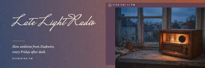Late Light Radio ambient show X header template