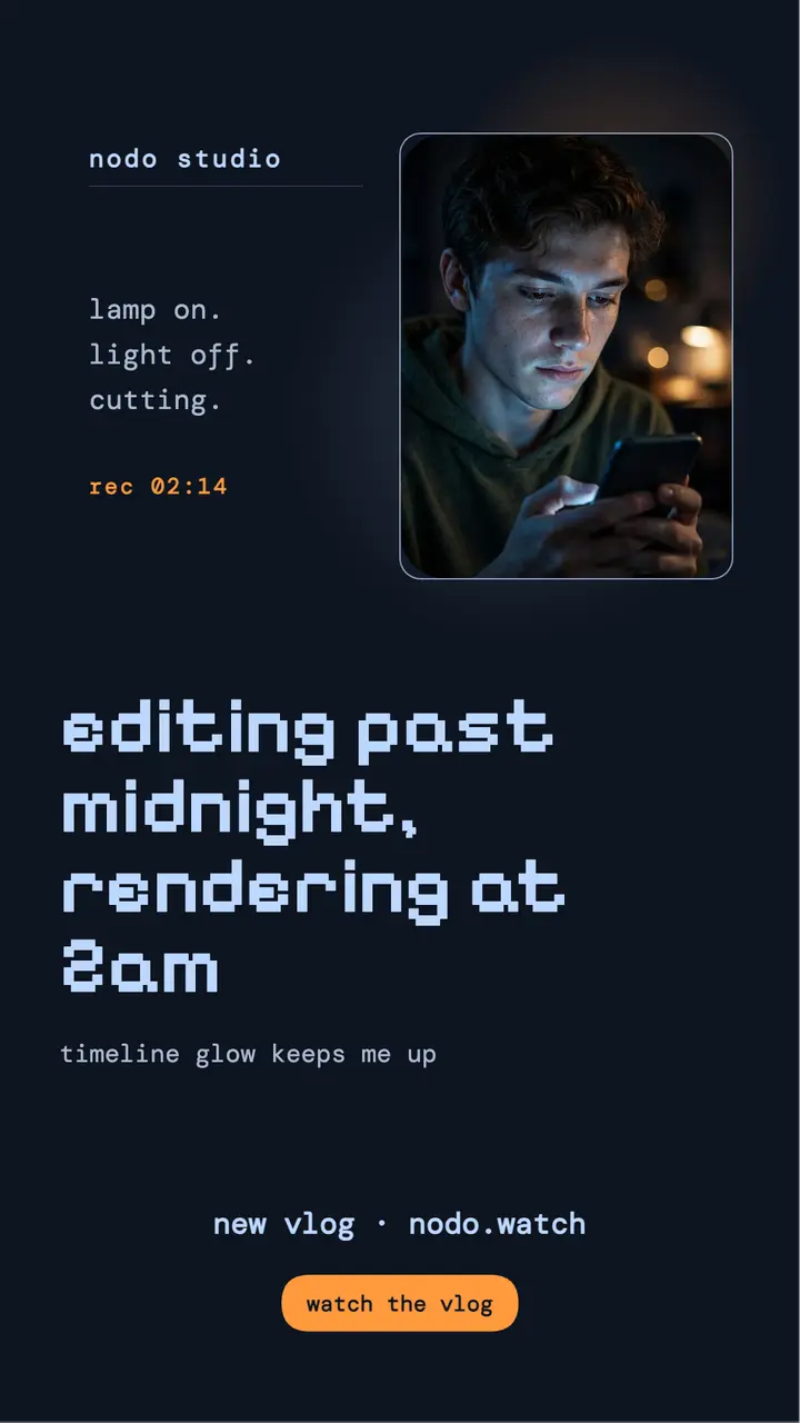 Nodo late night edit story template