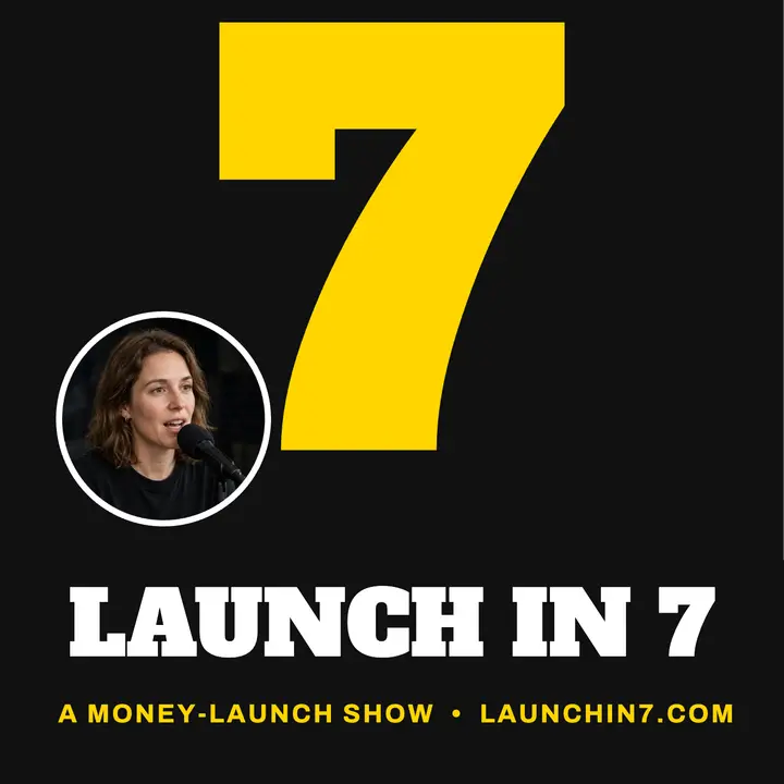 Launch in 7 money-launch podcast cover template