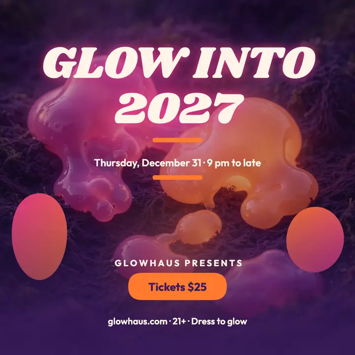 Glowhaus New Year's Eve glow party post template