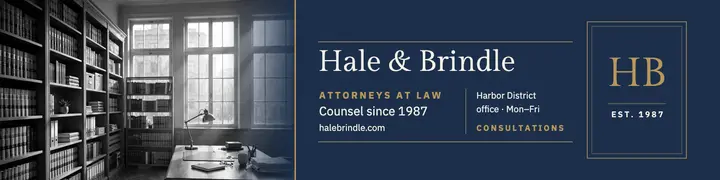 Hale and Brindle counsel banner template