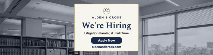 Alden and Cross hiring billboard template