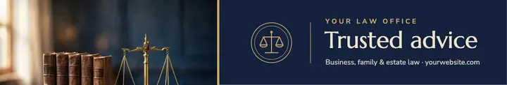 Law office cover template