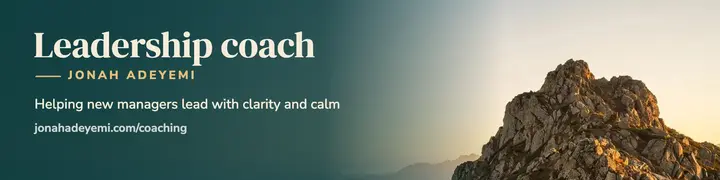 Deep teal leadership coach LinkedIn banner template