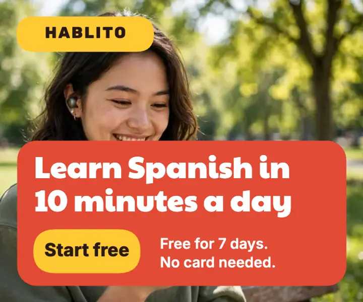 Learn Spanish in 10 minutes template