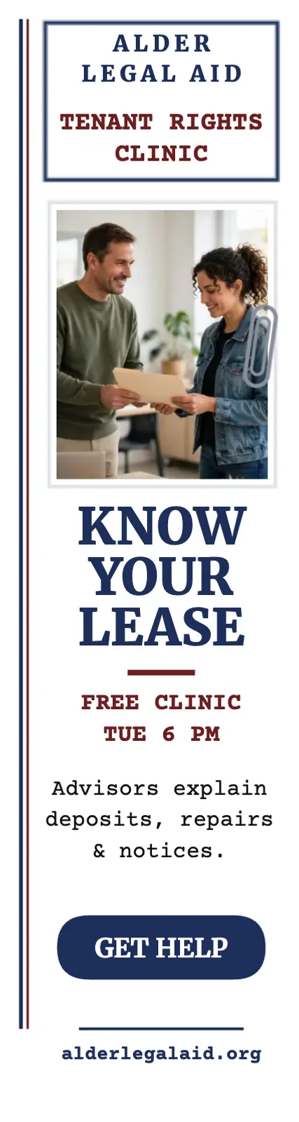 Alder Legal Aid lease clinic pleading ad template