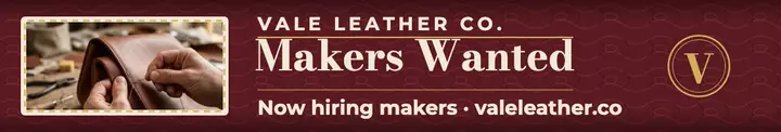Vale Leather hiring cover, leather studio template