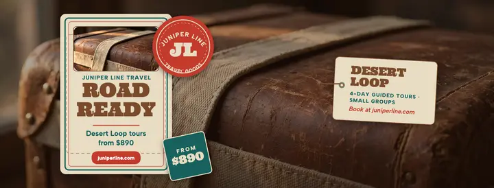 Juniper Line road-ready trunk cover: road trip facebook cover template