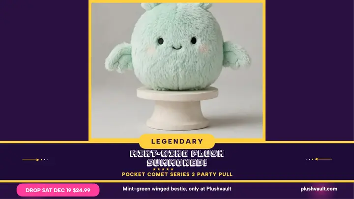 Plushvault legendary plush pull thumbnail template