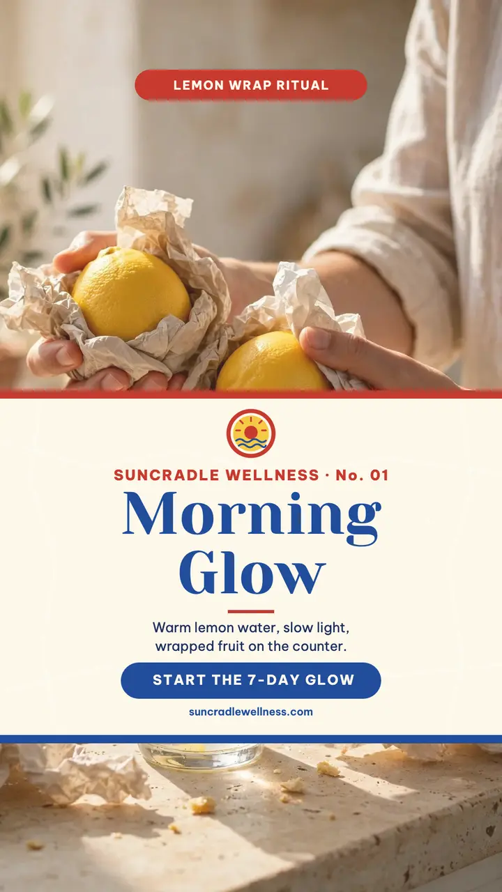 Suncradle lemon morning ritual story template