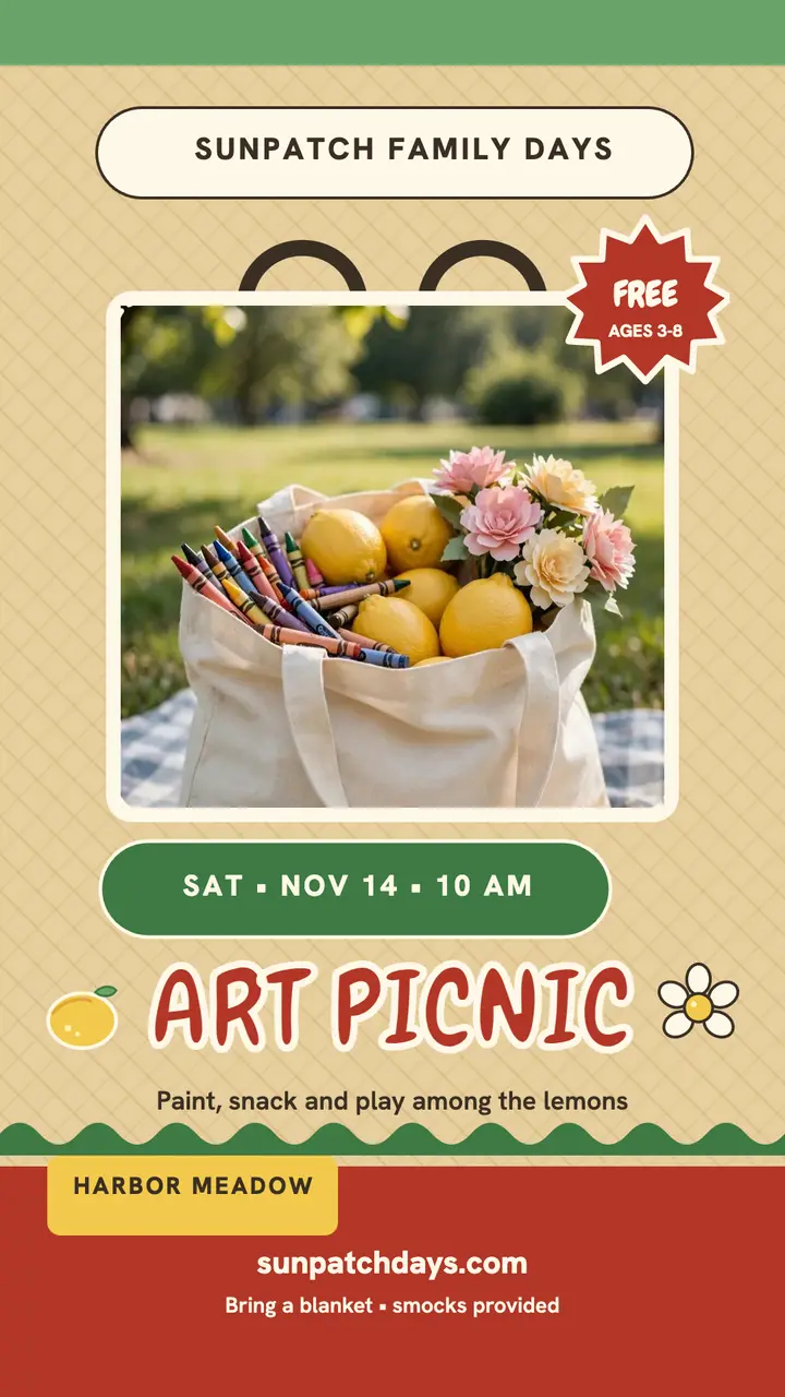 Sunpatch art picnic story template