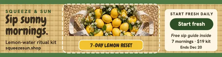 Squeeze and Sun lemon reset billboard template