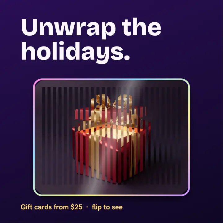 Hollowgate gift cards flip template