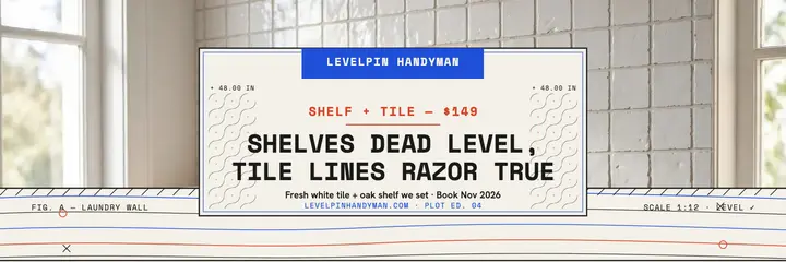 Levelpin shelf and tile x header template