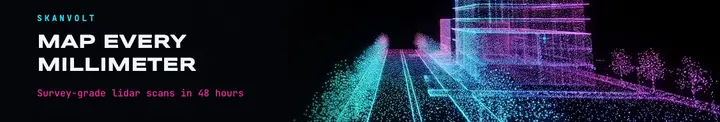 Skanvolt lidar scanning LinkedIn page cover: lidar scanning linkedin cover template