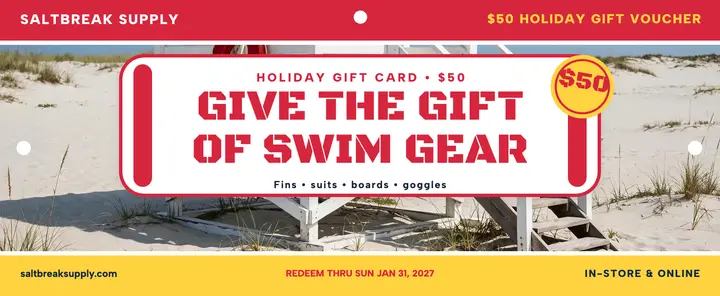Saltbreak holiday swim gift voucher template