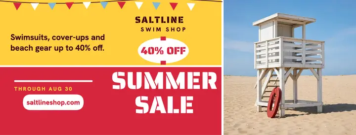 Saltline swim sale lifeguard cover template