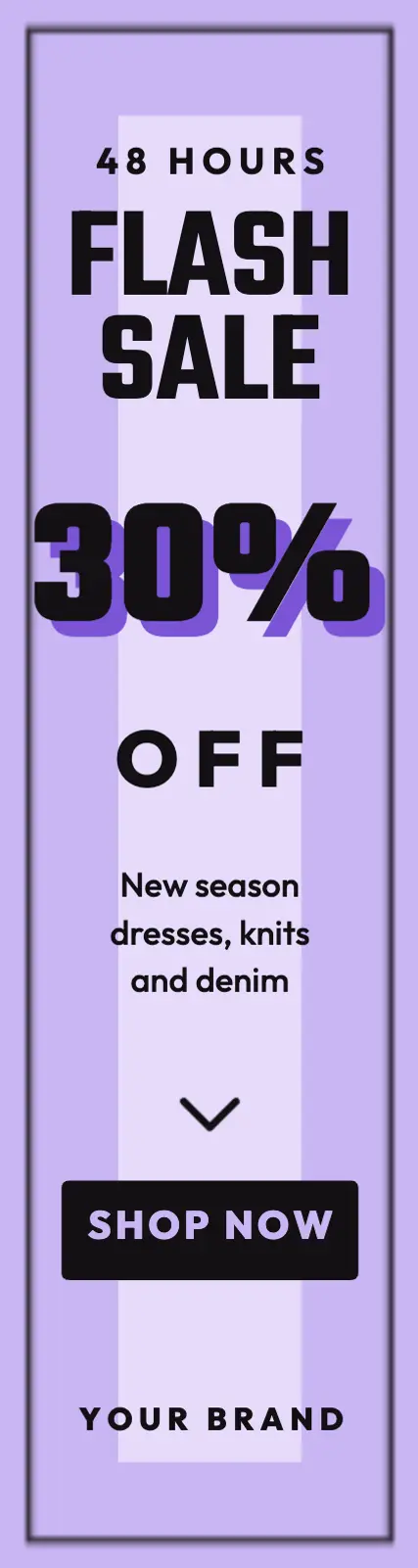 Lilac flash sale skyscraper template
