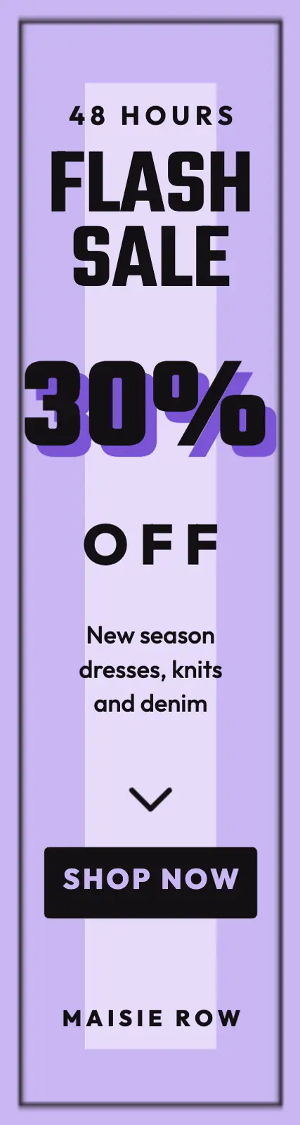 Lilac flash sale skyscraper template