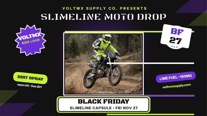 Voltmx moto Black Friday drop thumbnail template