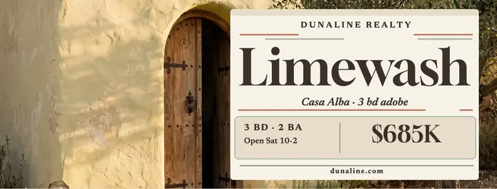 Casa Alba limewashed adobe cover: adobe home facebook cover template